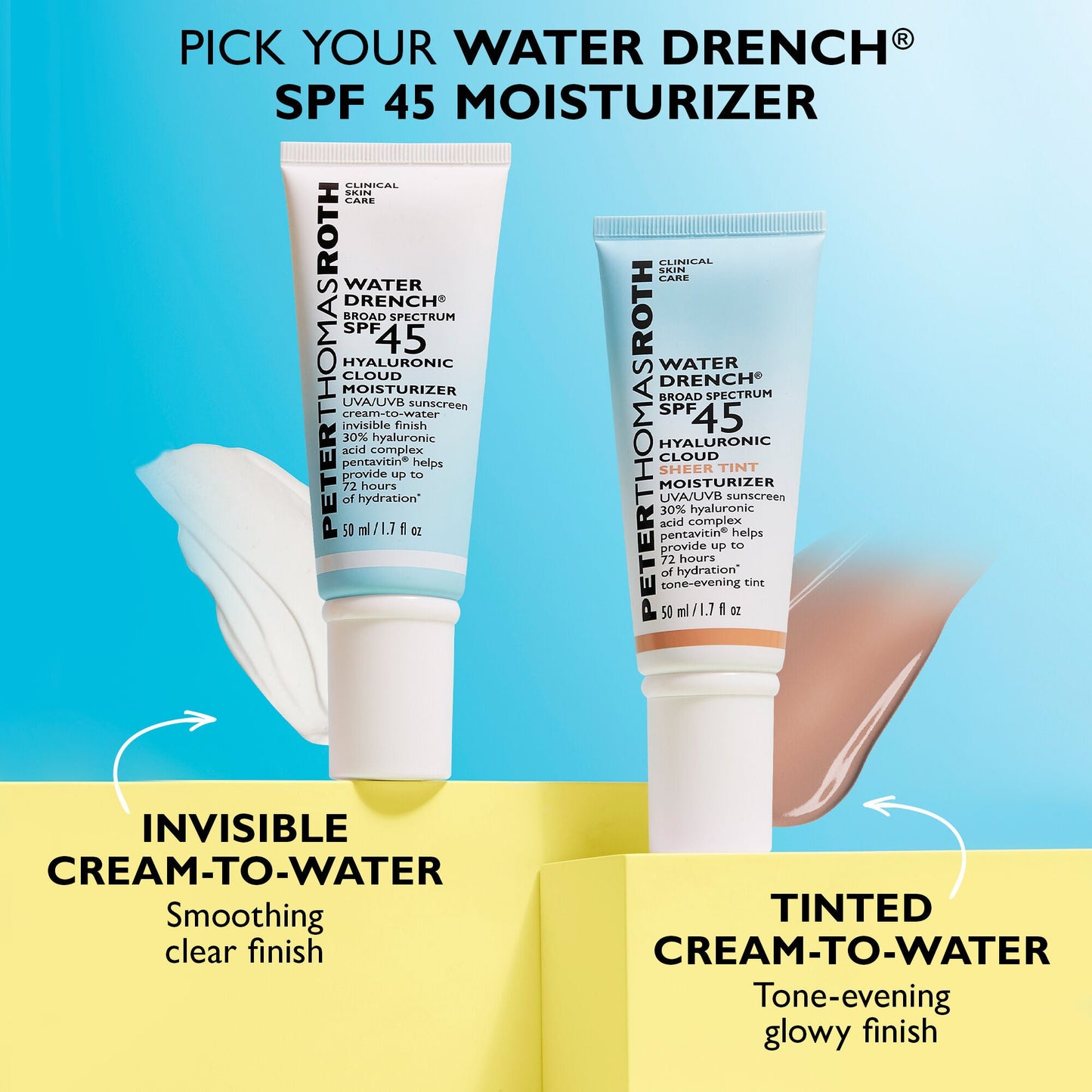 Water Drench Broad Spectrum SPF 45 Sheer Tint Moisturizer | 20ml