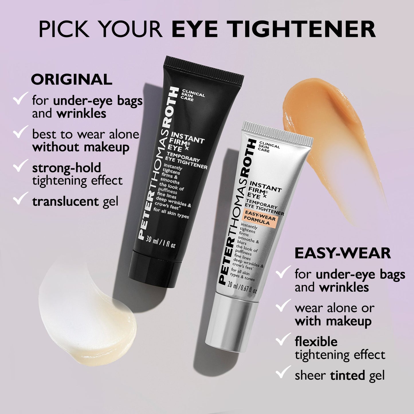 Instant FIRMx Eye Temporary Eye Tightener Easy-Wear Formula