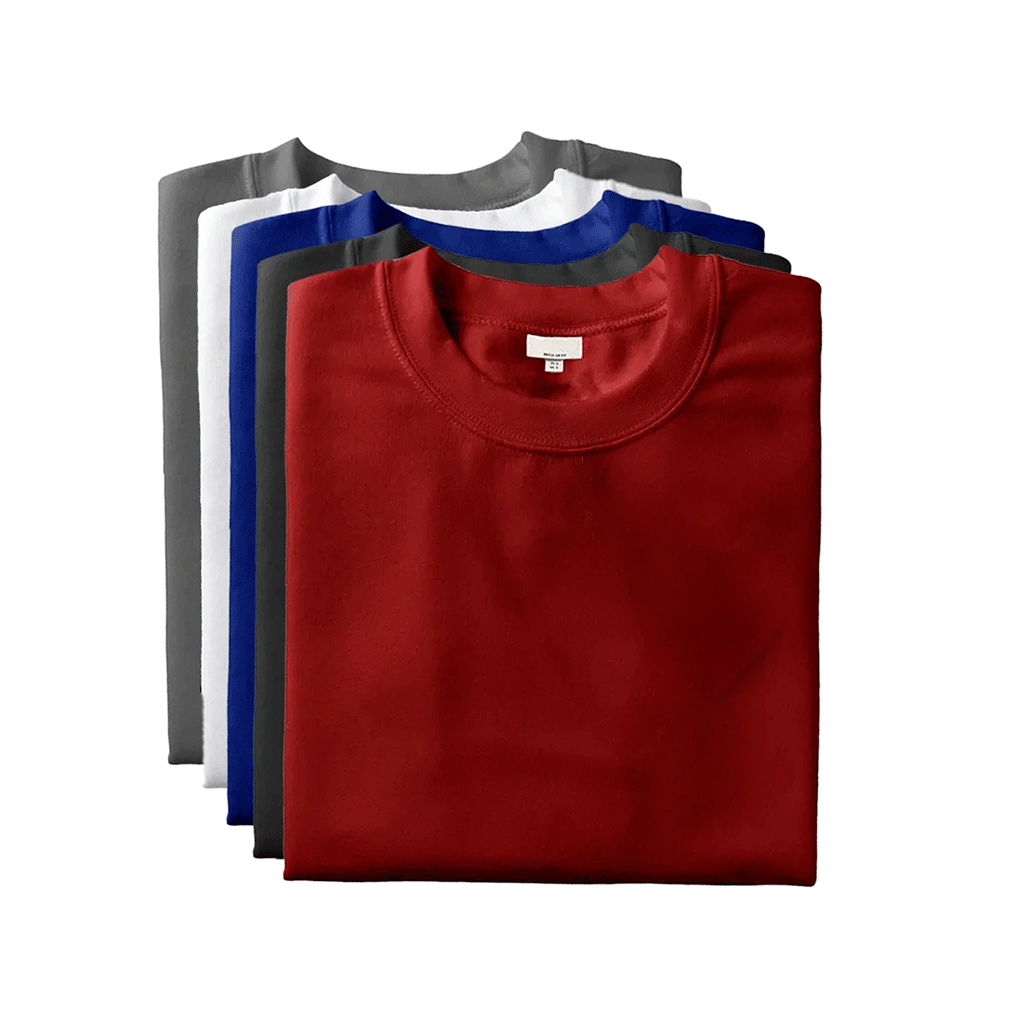 [KAUFE 1, ERHALTE 5] Premium T-Shirt Set – LCT Essential (5er-Pack)